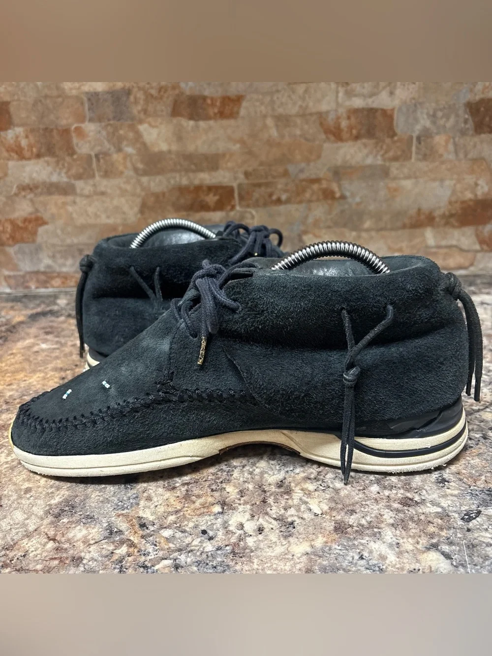 Visvim FBT Shaman Lhamo Folk Mid Black size 9